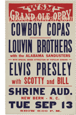 elvis presley grand ole opry poster